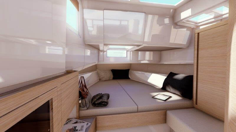 Saxdor 400 GTO main cabin | Source: Saxdor Yachts OY