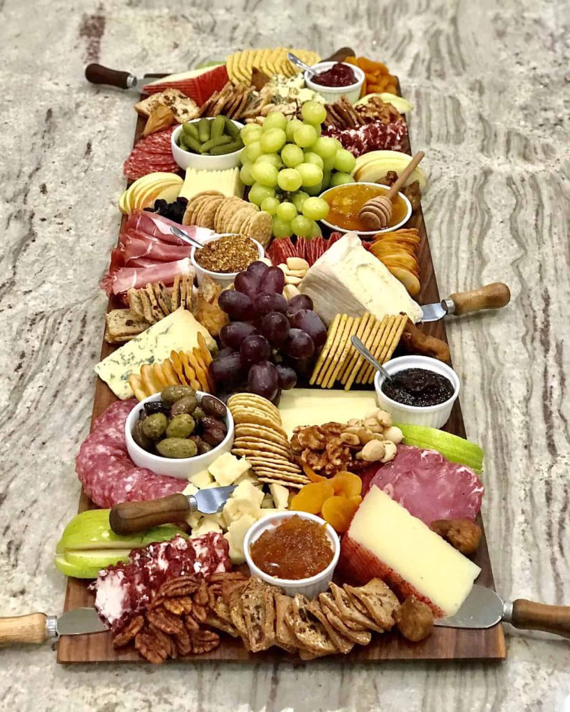 Trader Joe's charcuterie and cheese board | Source: The Baker Mama