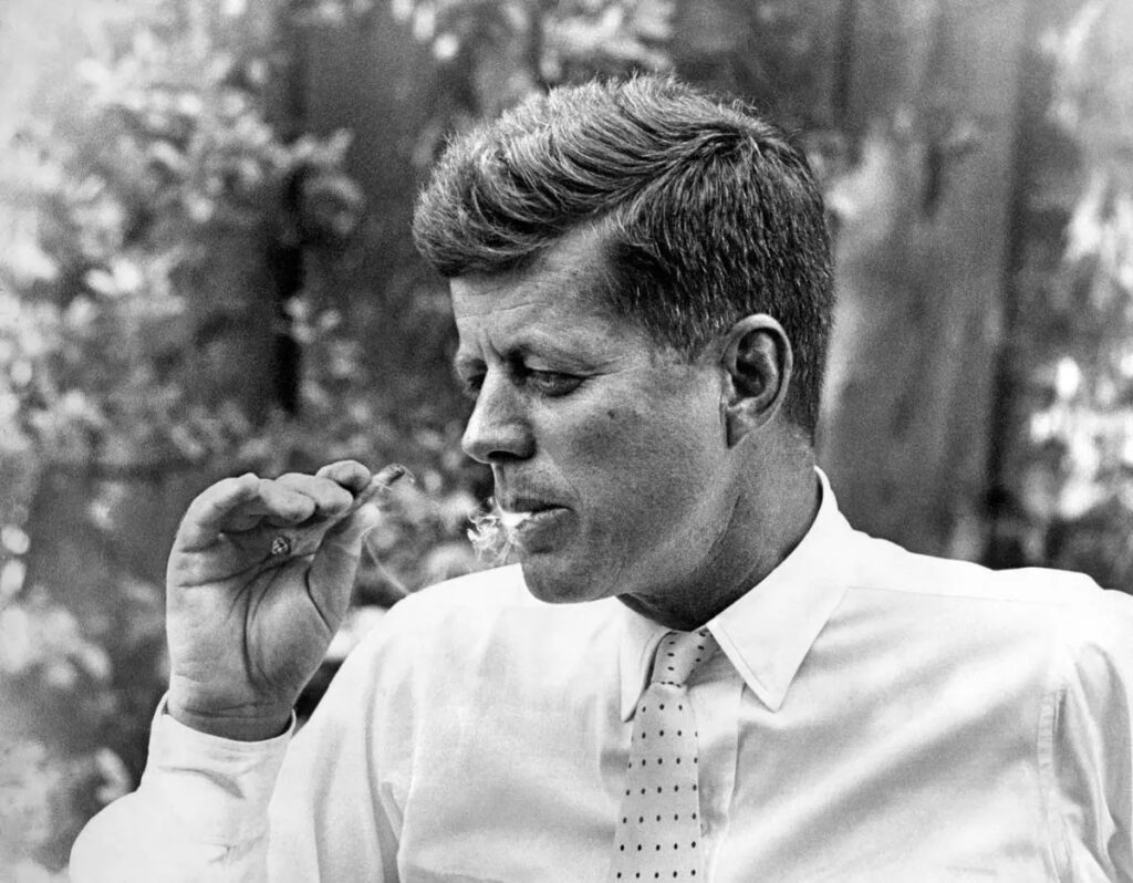 Former United States President John F. Kennedy