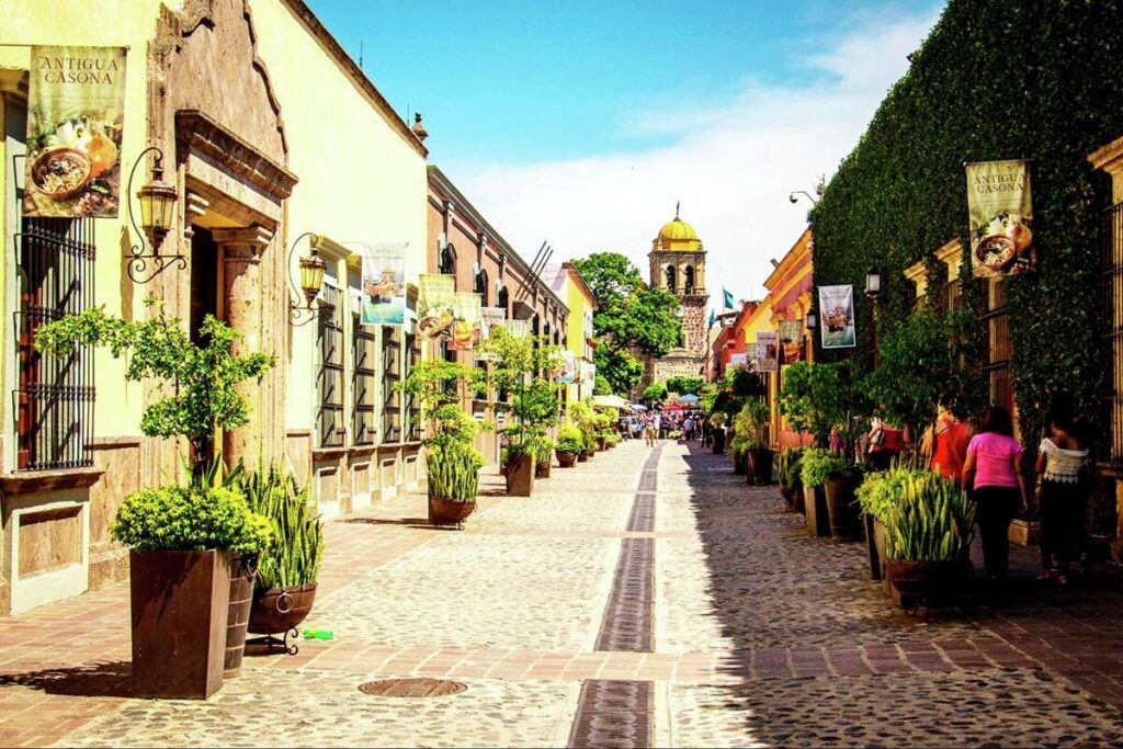 The town of Tequila in Jalisco, Mexico 