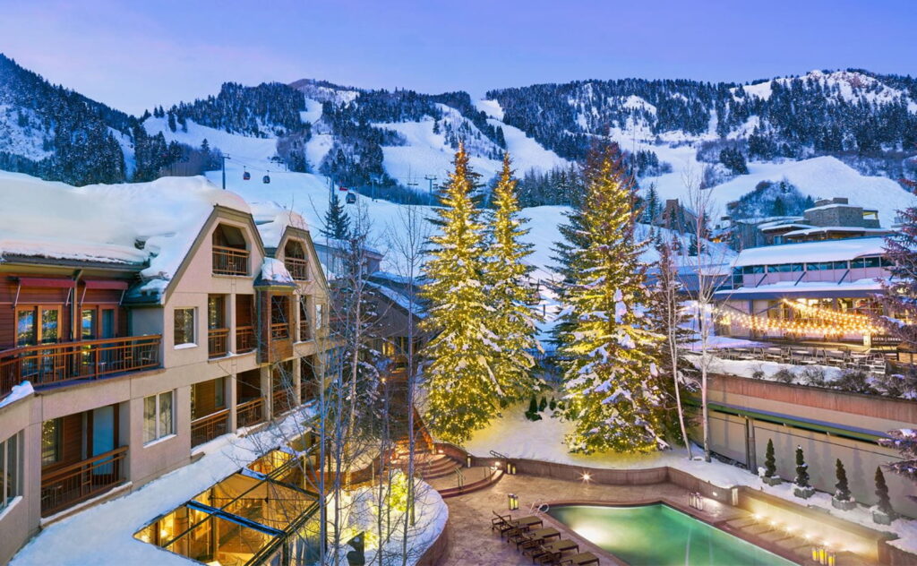 The Little Nell Ski Resort in Aspen, Colorado