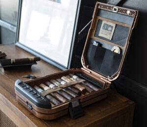 Vaultek 2.0 Biometric Travel Humidor | Source: Vaultek